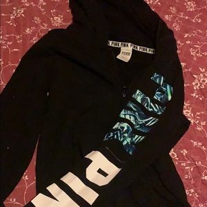PINK Victoria secret sweatshirt zip up